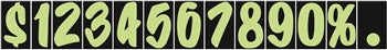 DESIGNER WINDSHIELD NUMBERS